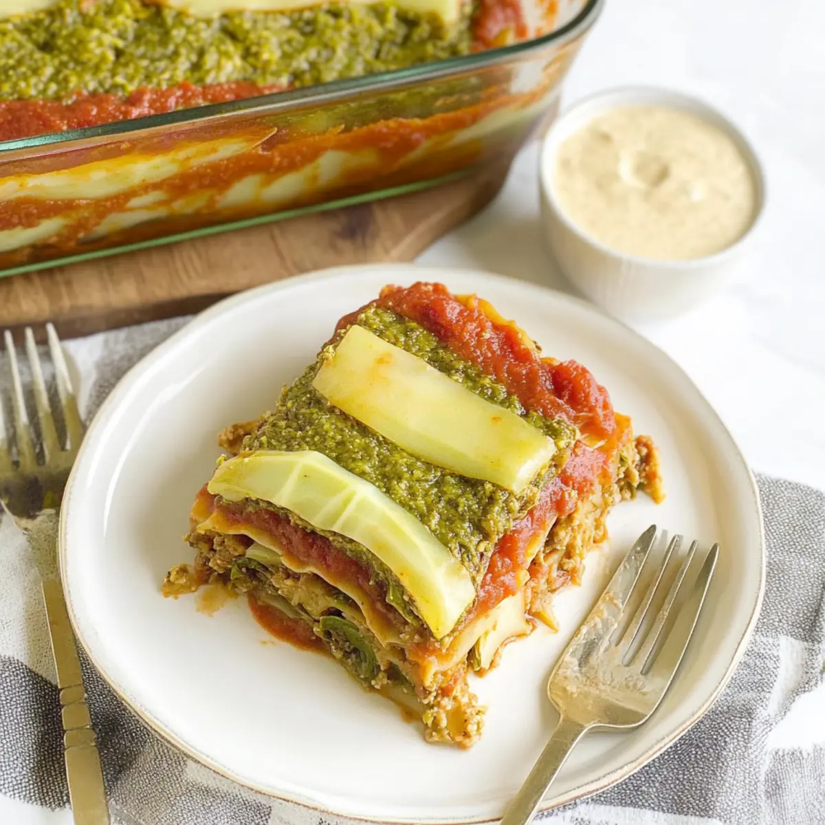 Vegan Cabbage Lasagna