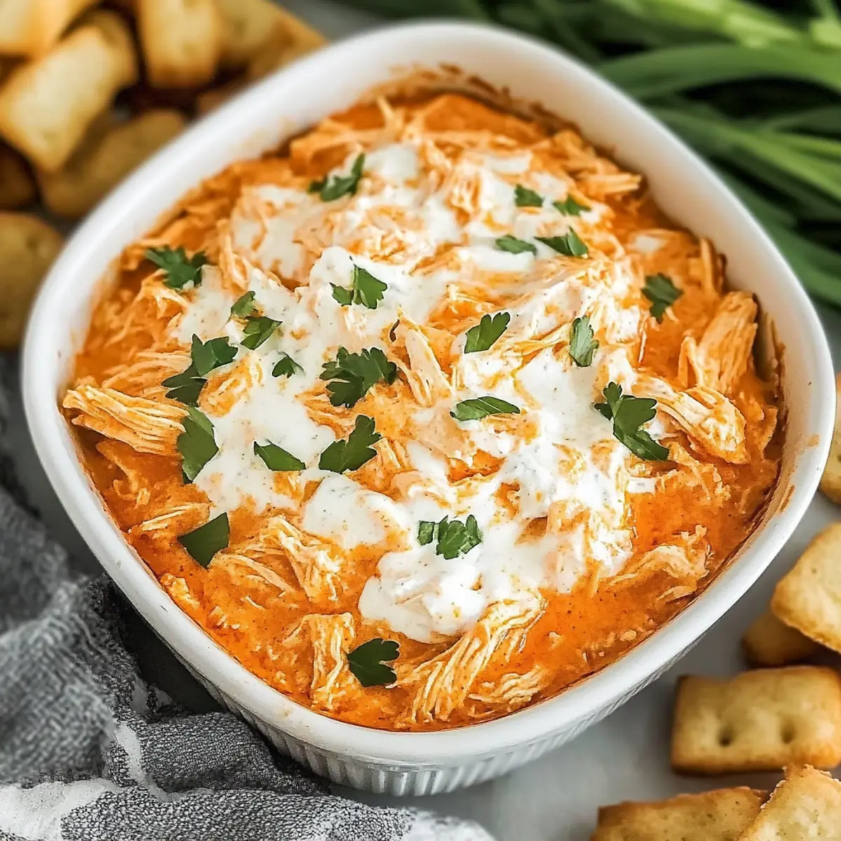 Dairy Free Buffalo Chicken Dip