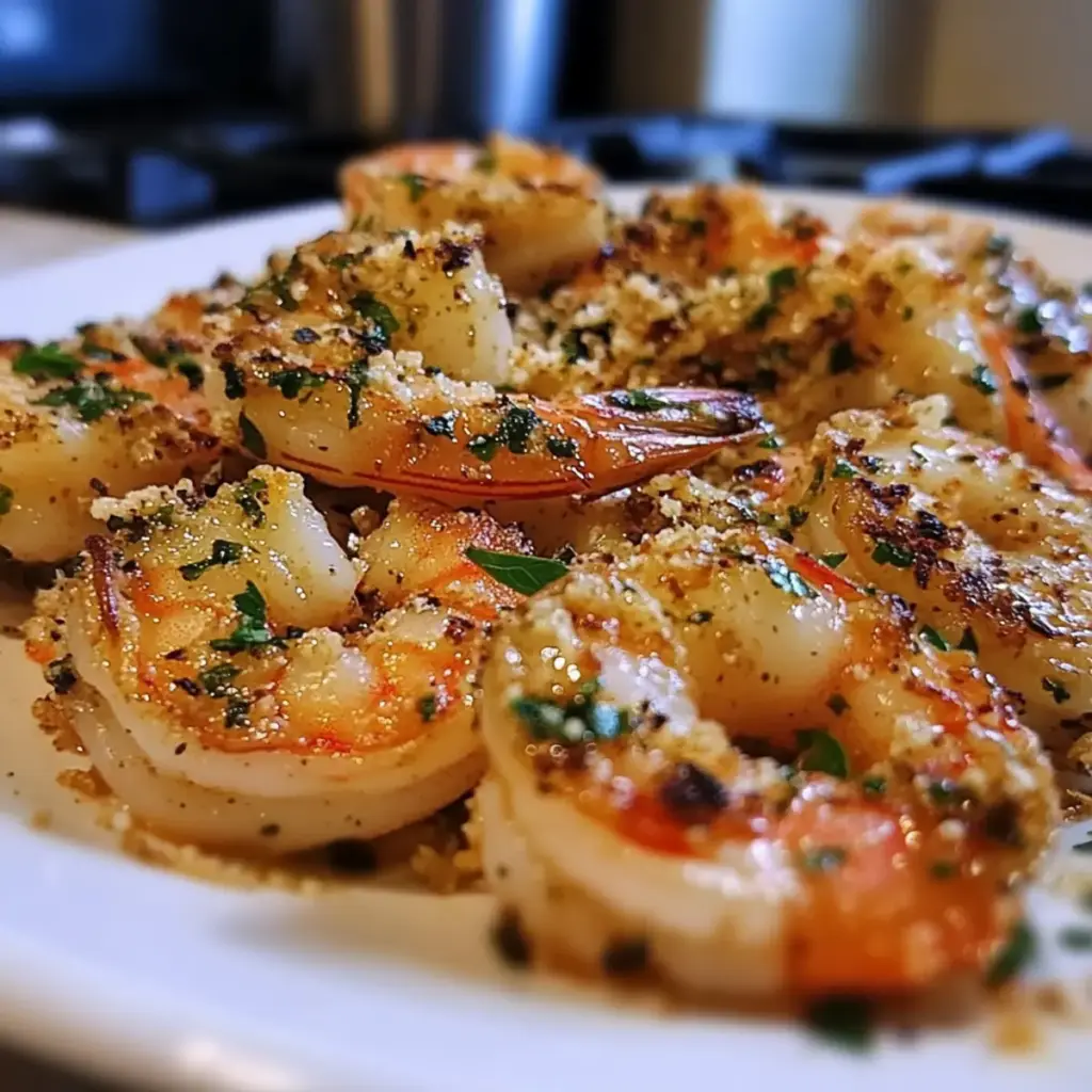 Garlic Parmesan Roasted Shrimp