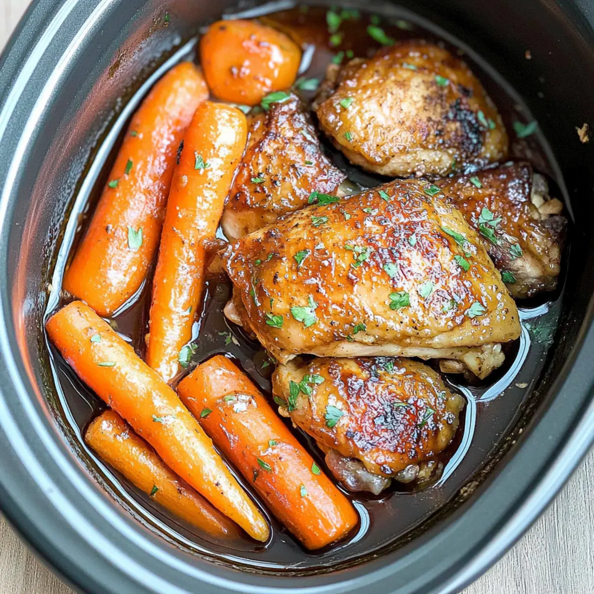 Balsamic Chicken with Carrots