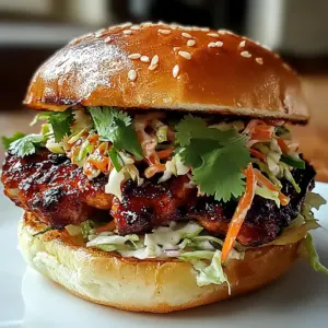Korean BBQ Chicken Sandwich