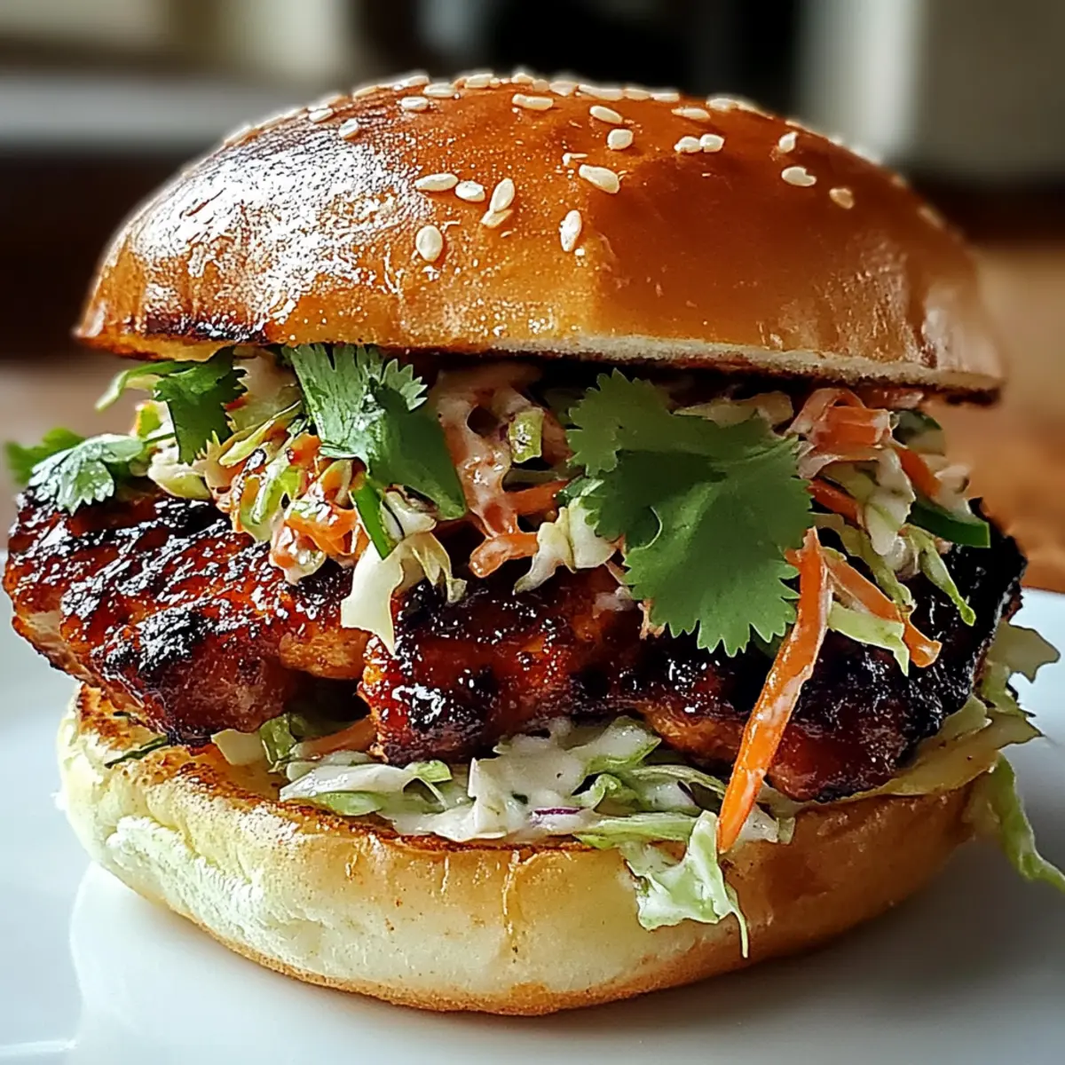 Korean BBQ Chicken Sandwich