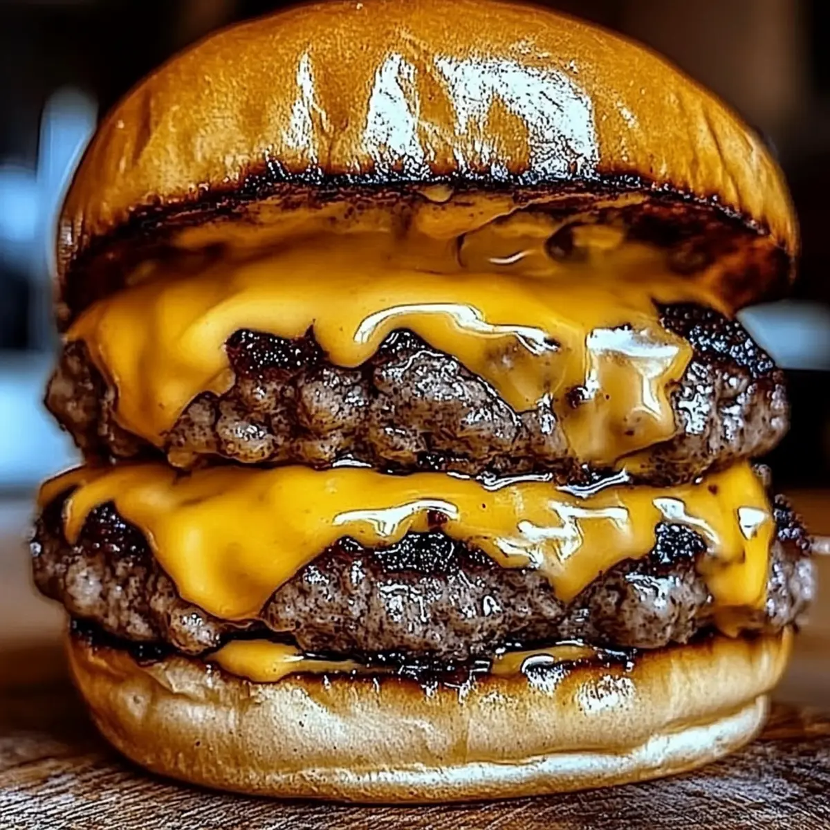 Double Cheesy Smash Burger
