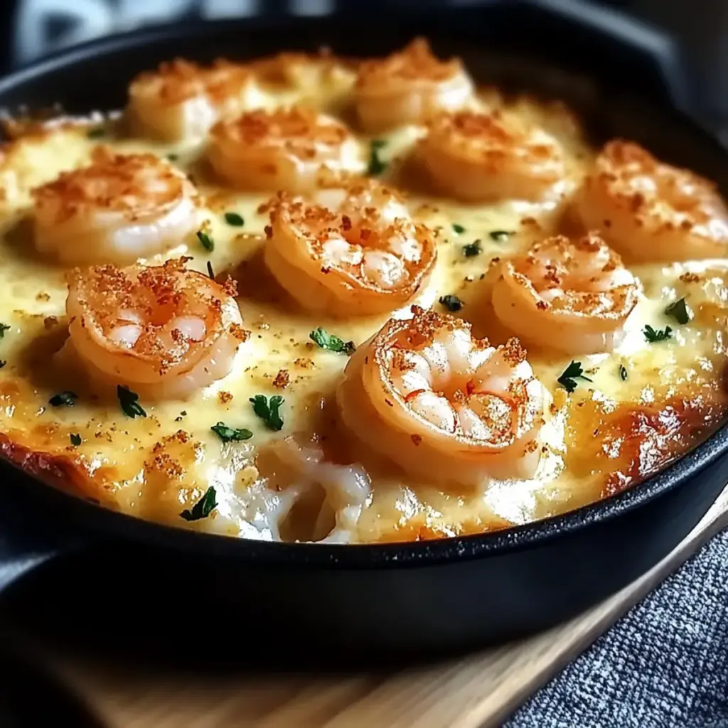 Garlic Shrimp Gratin