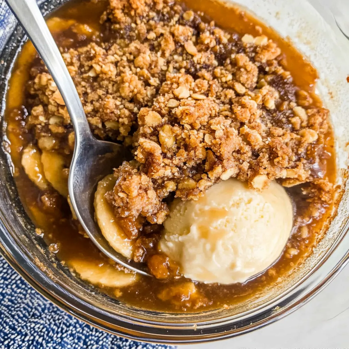 Bananas Foster Crisp