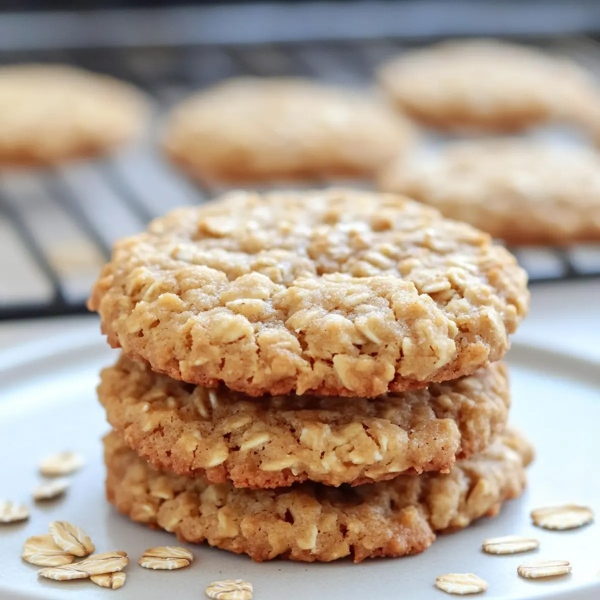 Brown Sugar Oatmeal Cookies