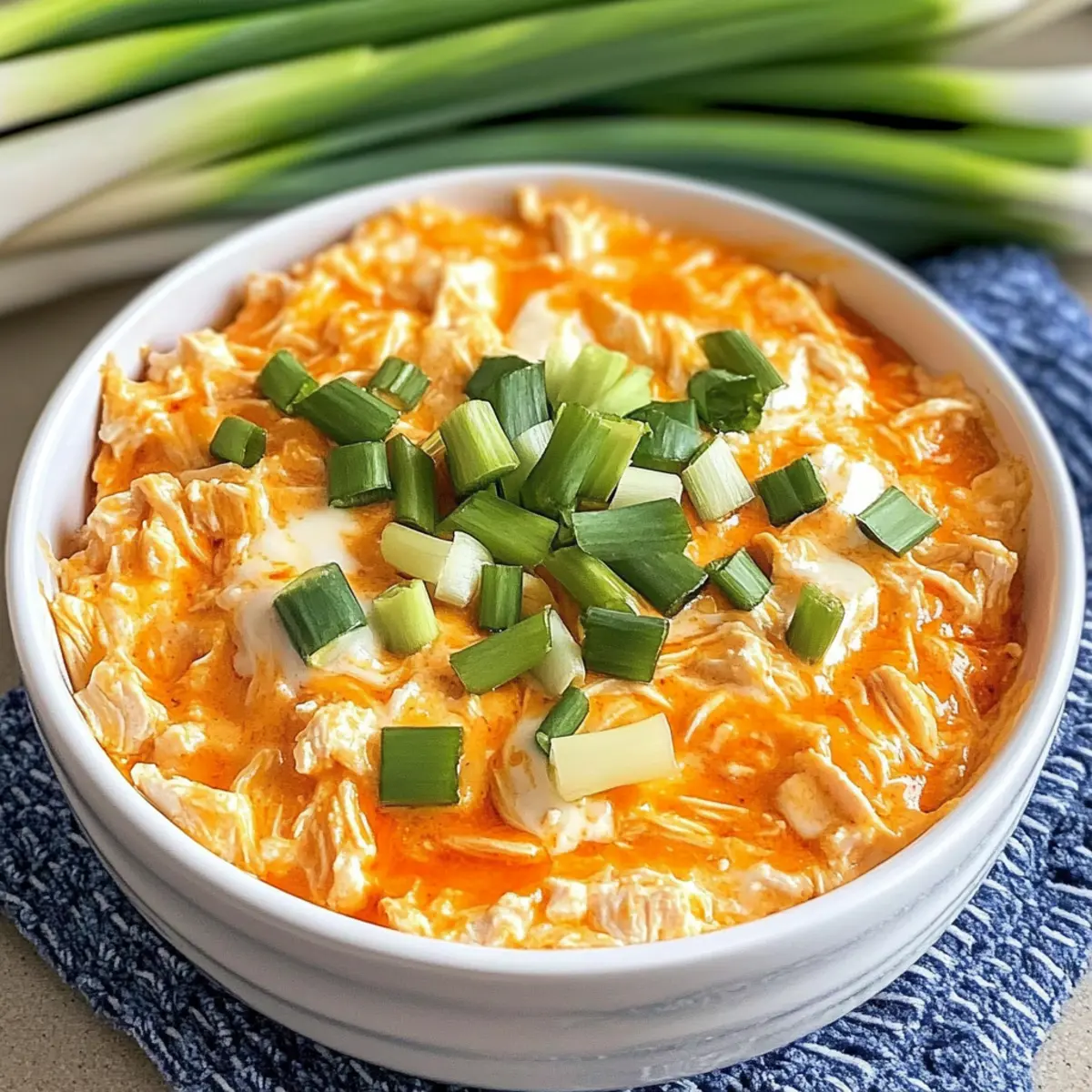 Crockpot Buffalo Ranch Chicken Dip