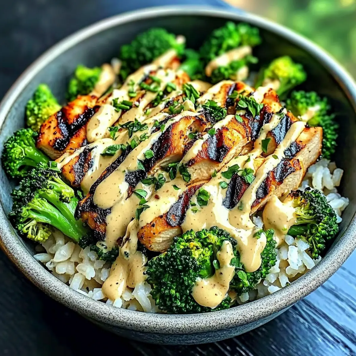 Grilled Chicken & Broccoli Bowls
