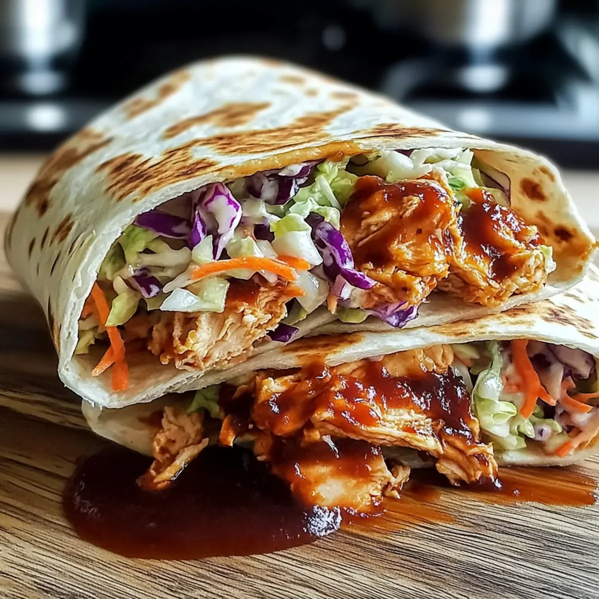 BBQ Chicken Wraps
