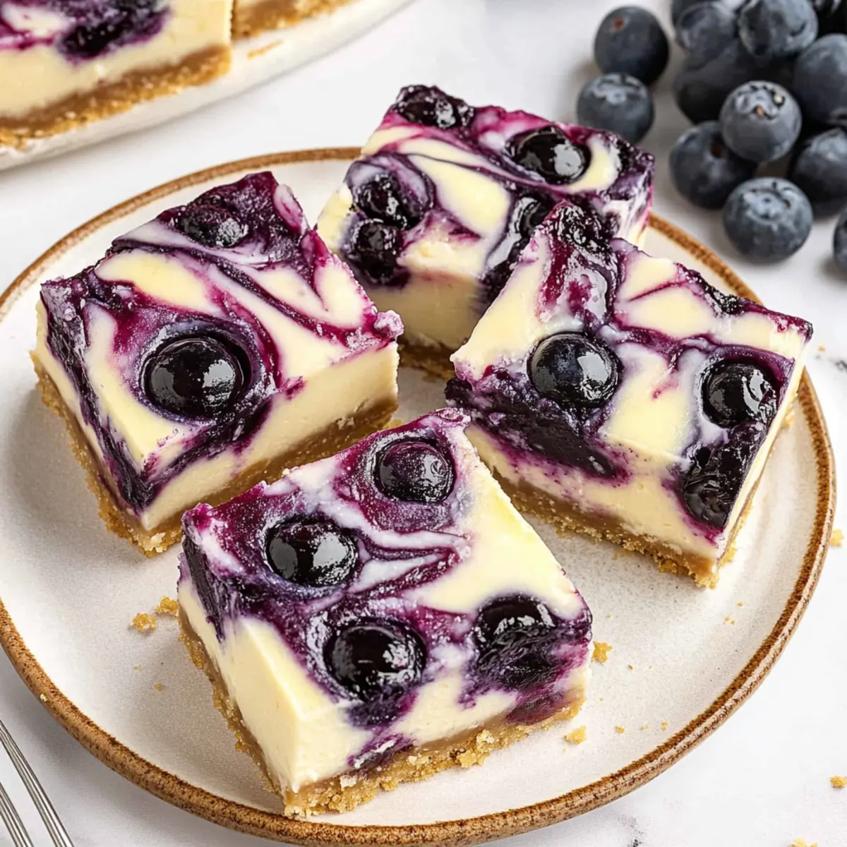 Blueberry Cheesecake Bars
