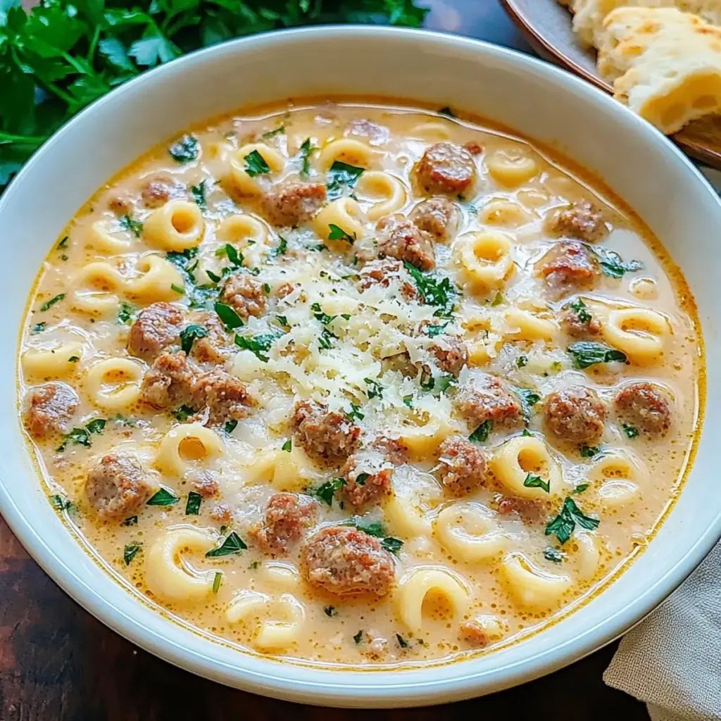 Italian Sausage Ditalini Soup