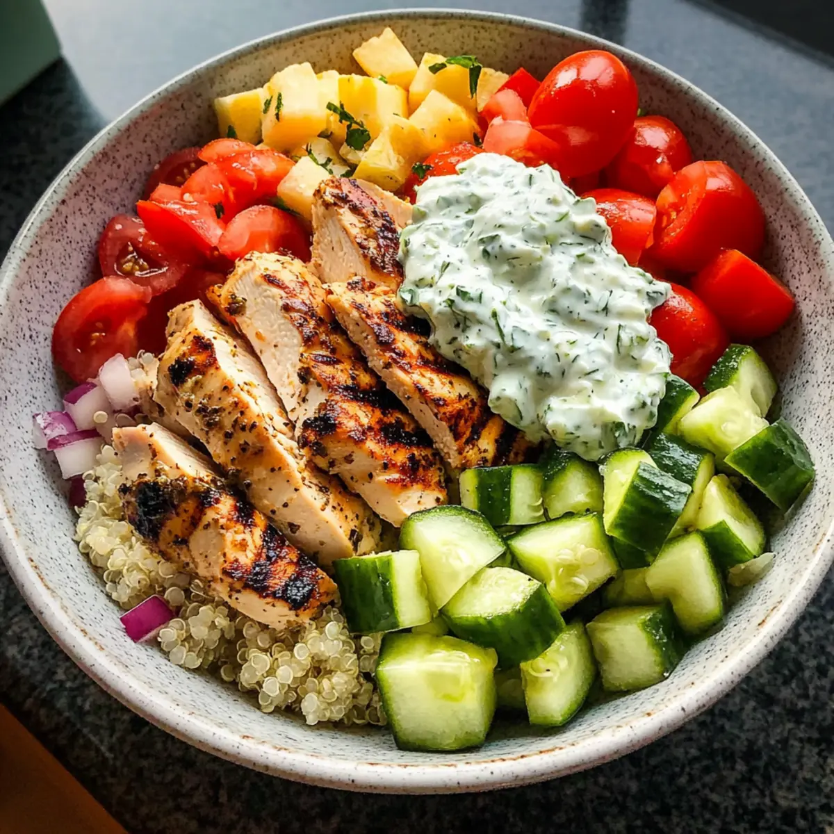 Greek Chicken Bowls