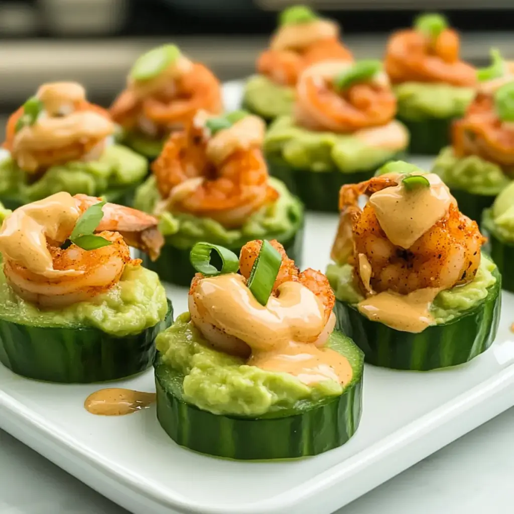 Cold Shrimp Avocado Cucumber