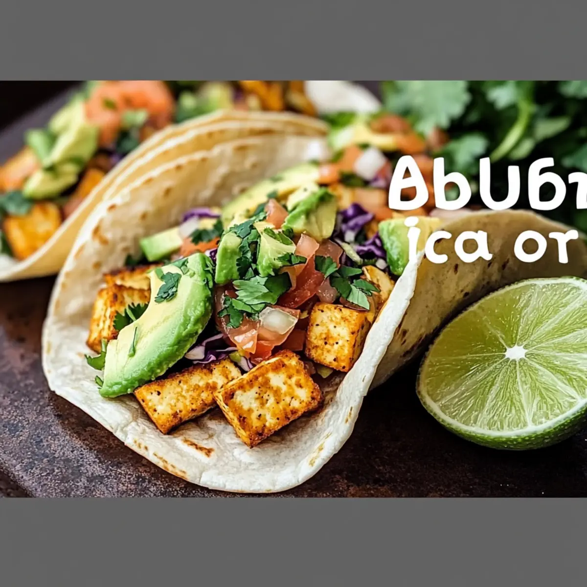 Baja Tofu Tacos
