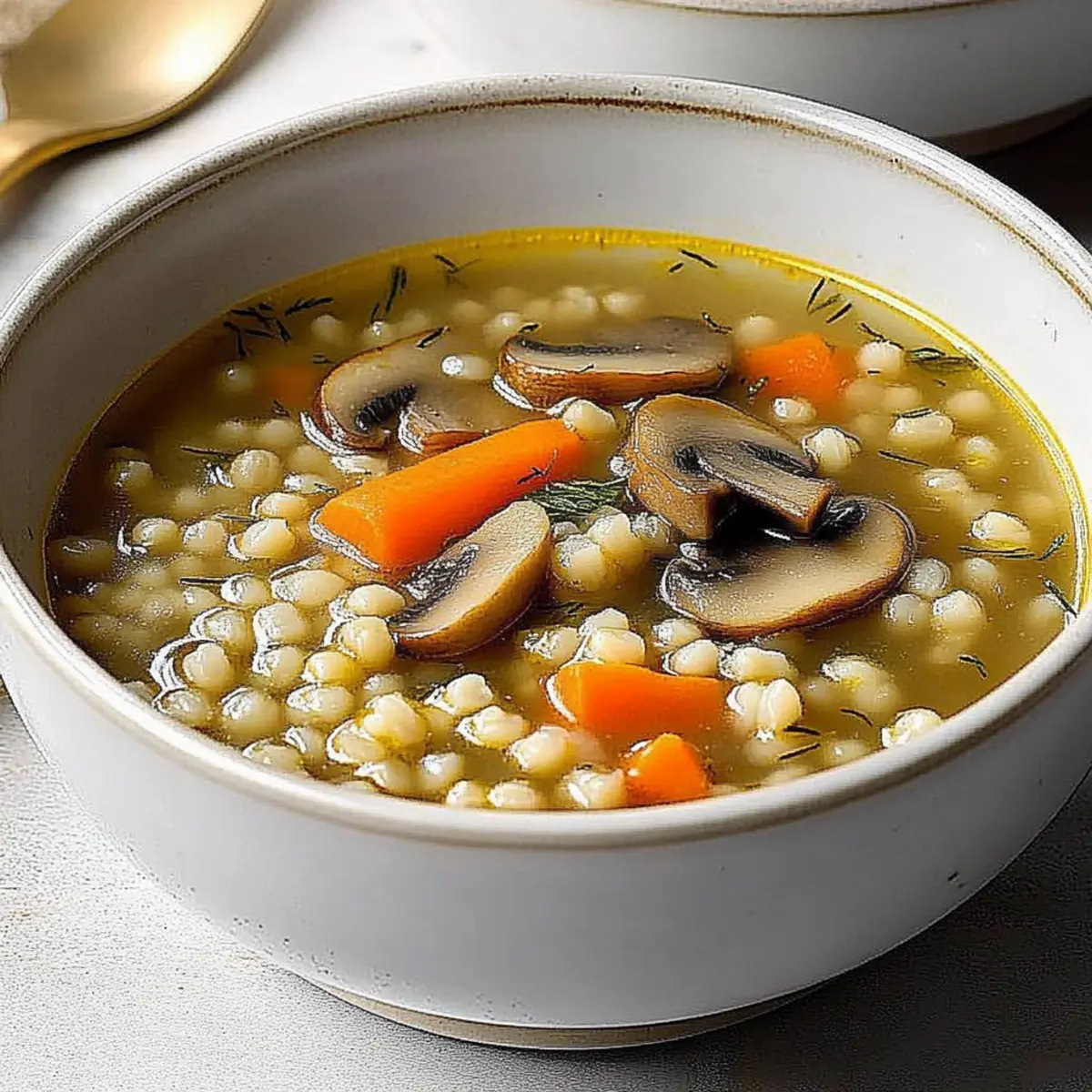 Mushroom Barley Soup