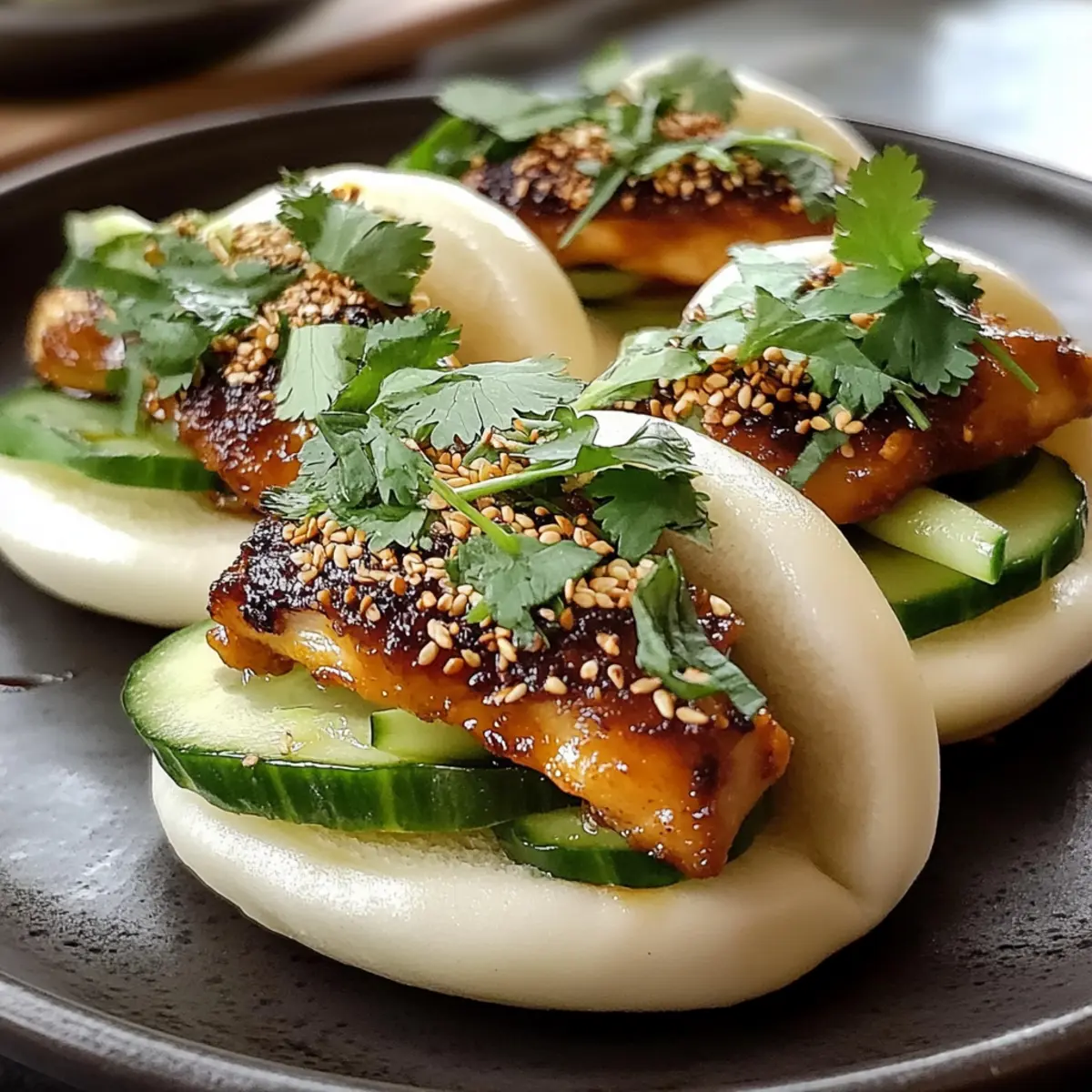 Korean Chicken Bao Buns