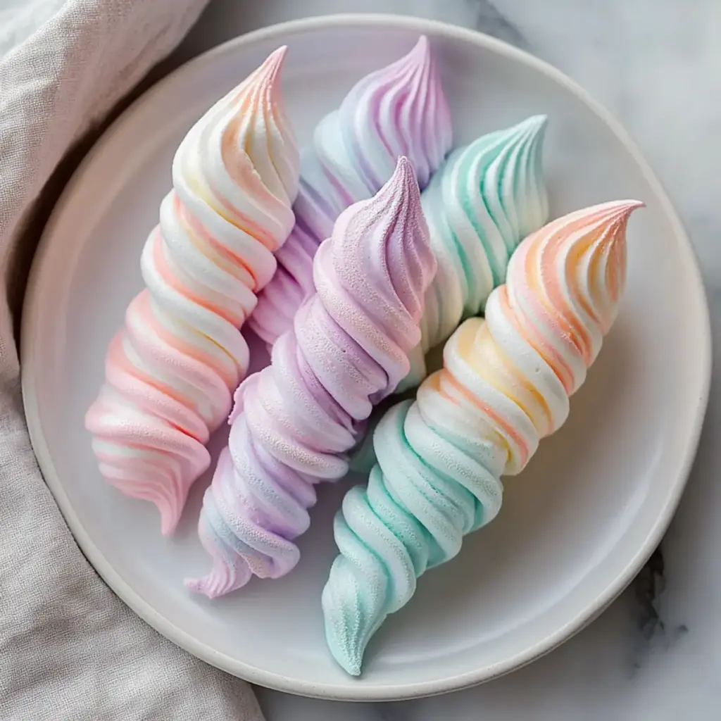 Unicorn Meringue Twists