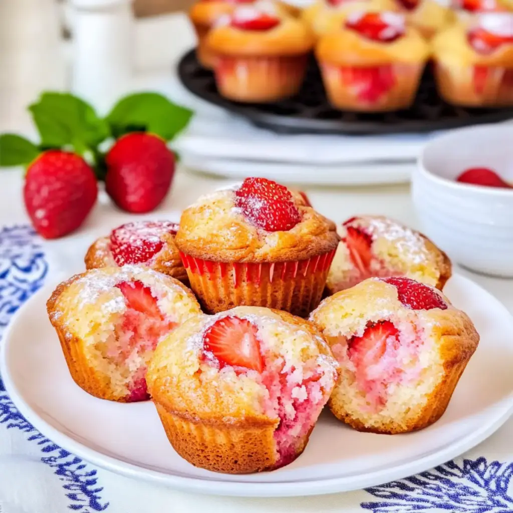 Strawberry Cream Cheese Muffins