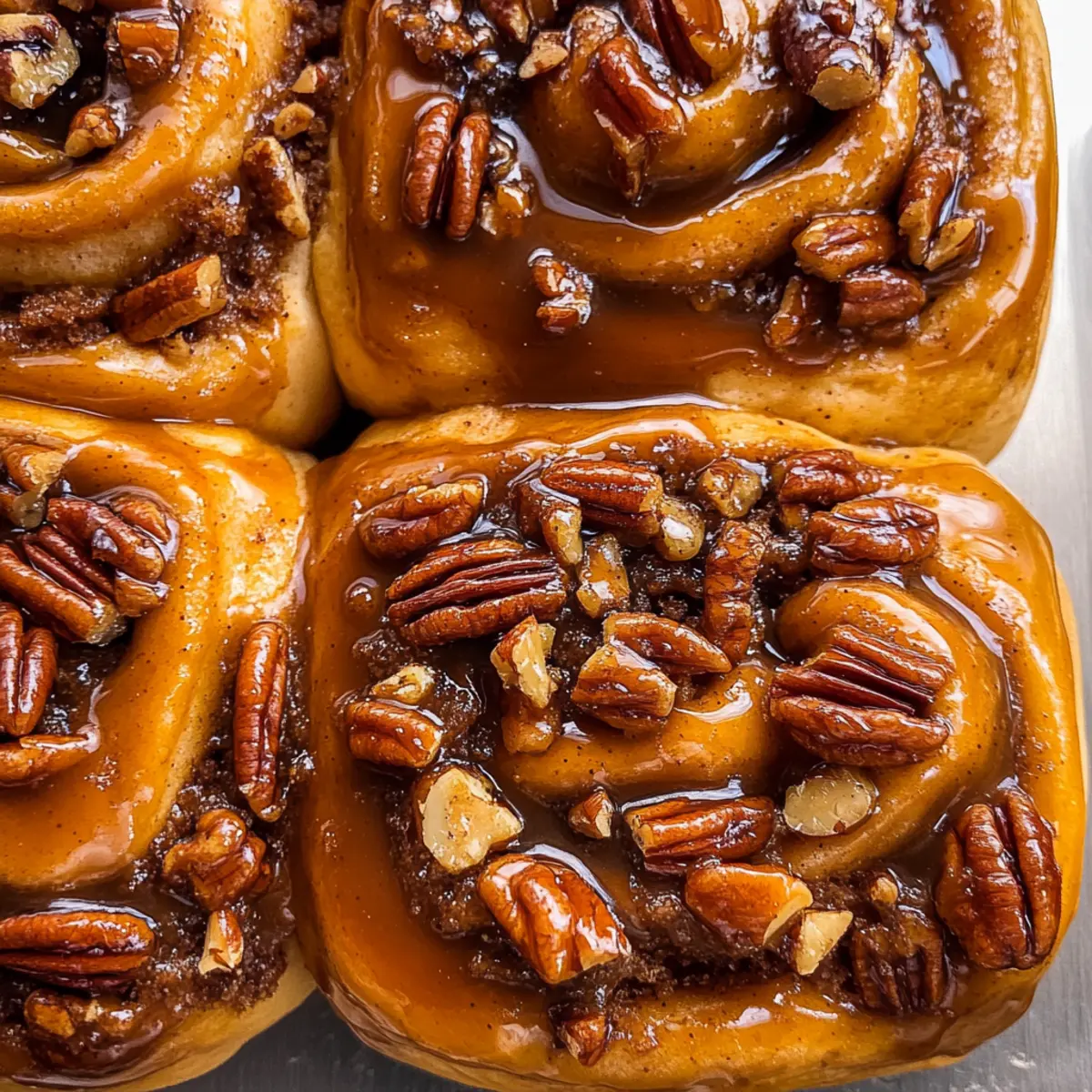 Butter Pecan Cinnamon Buns