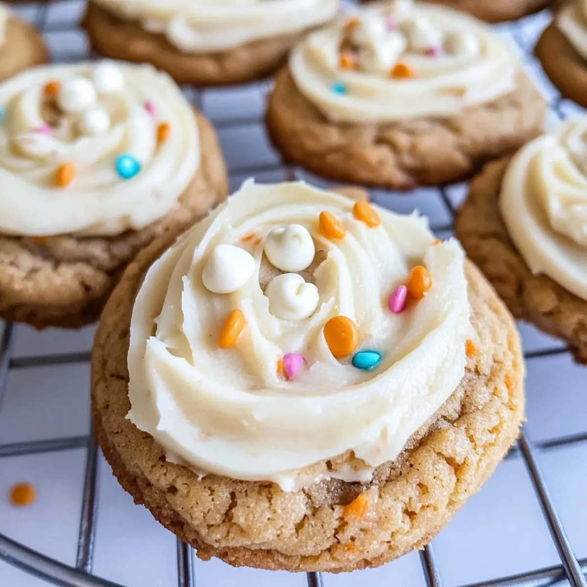 Carrot Cake Mix Cookies