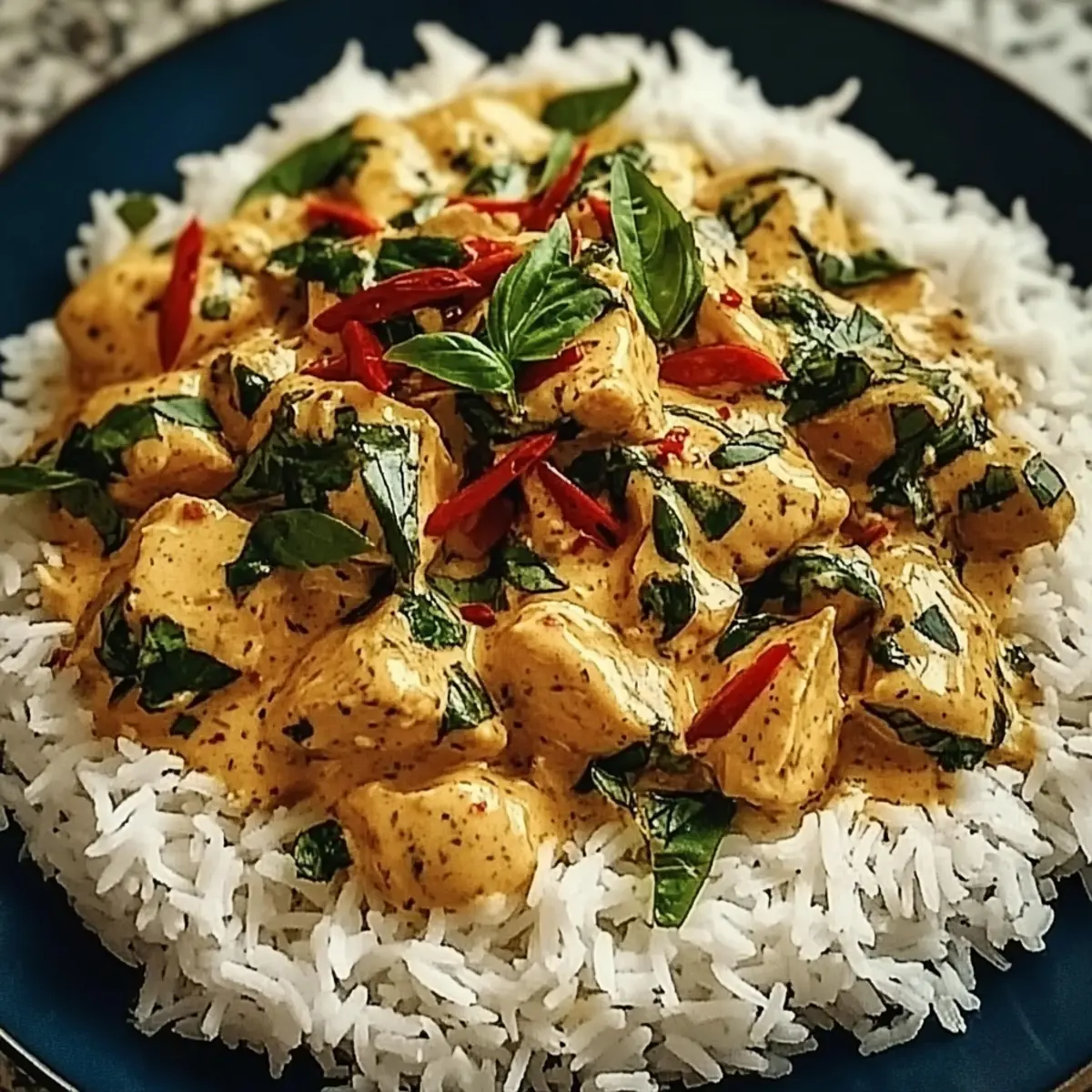 Spiced Coconut Basil Chicken & Rice
