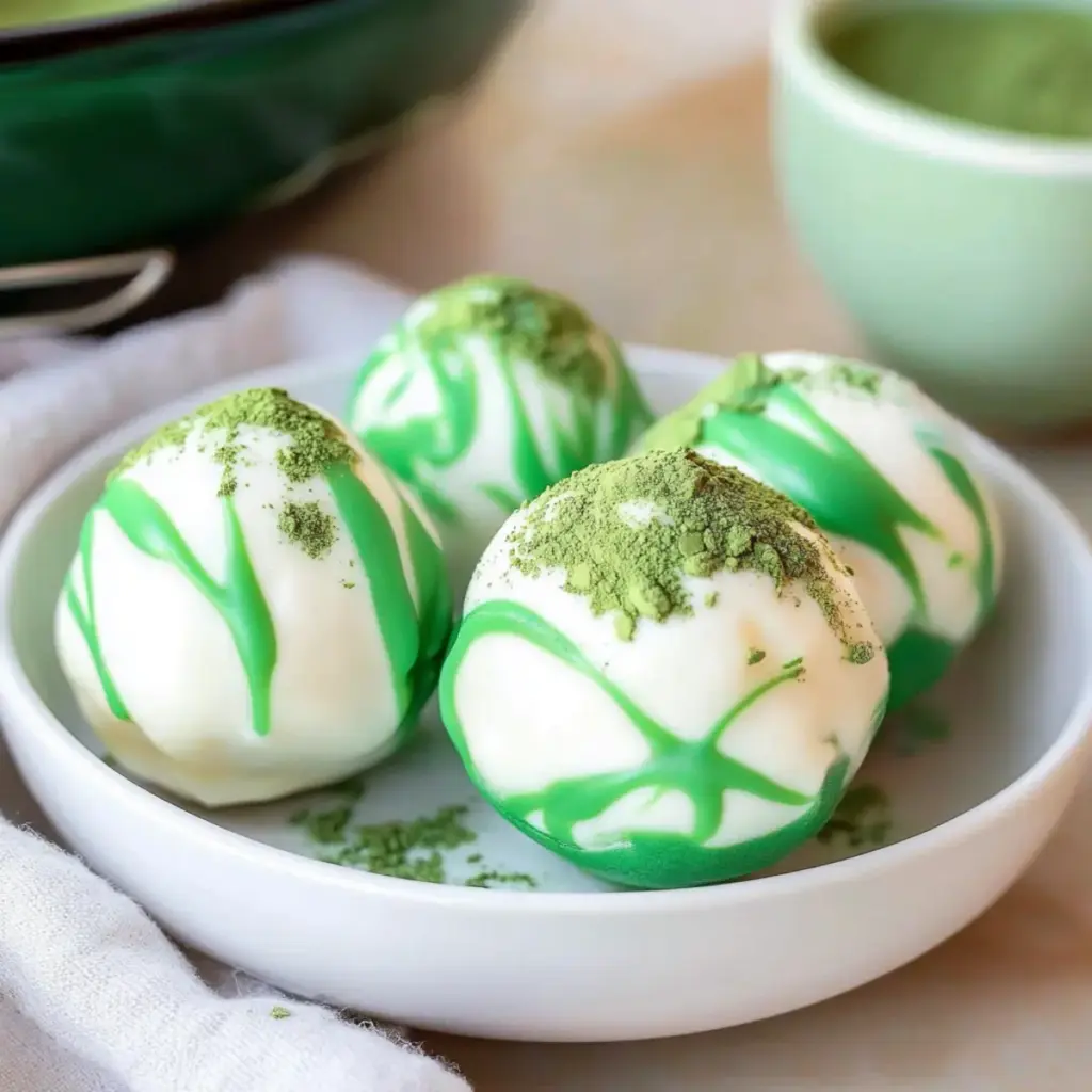 St. Patrick’s Day Green Tea Truffles