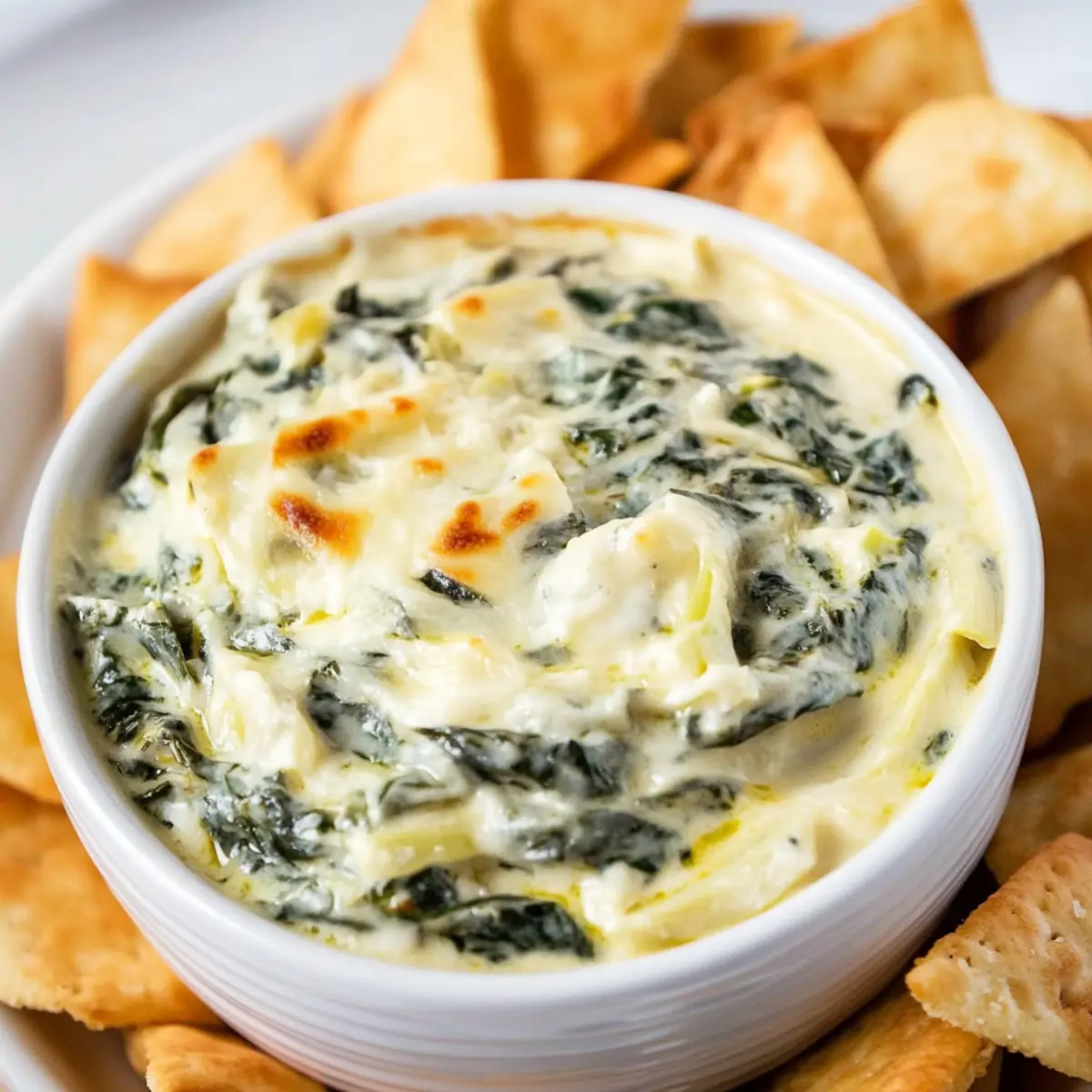 Slow Cooker Spinach Artichoke Dip