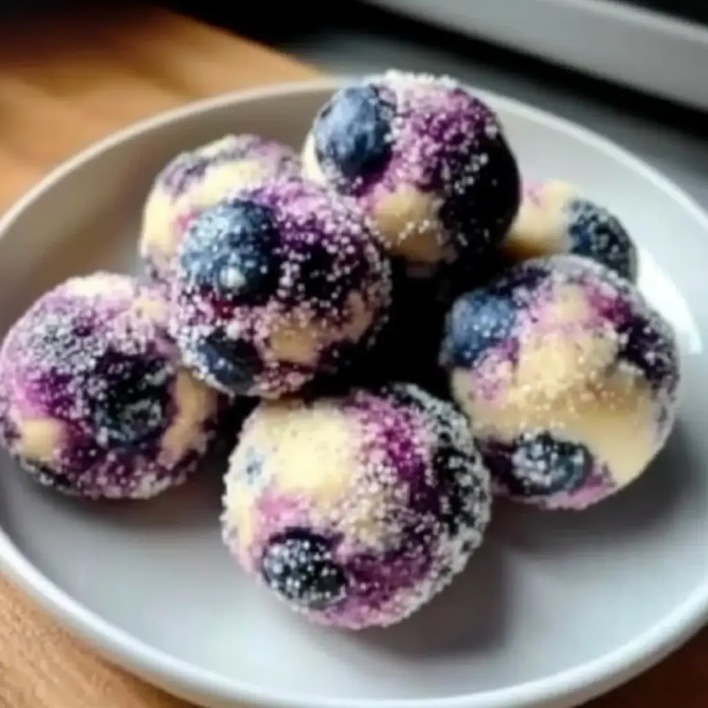 Blueberry Cheesecake Protein Bites