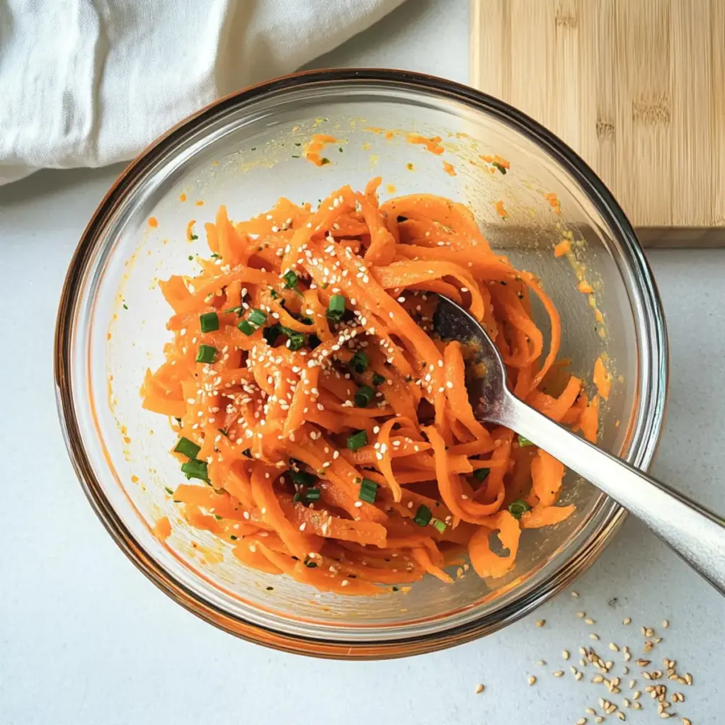 Viral Carrot Ribbon Salad