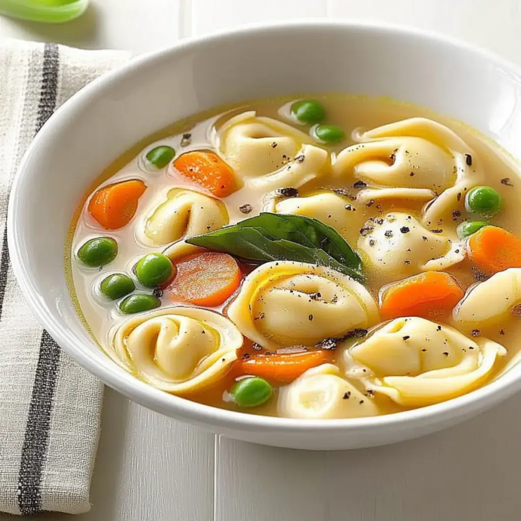 Tortellini Primavera Soup