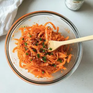 Viral Carrot Ribbon Salad