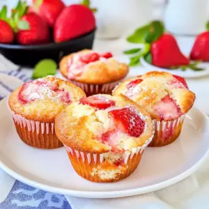Strawberry Cream Cheese Muffins