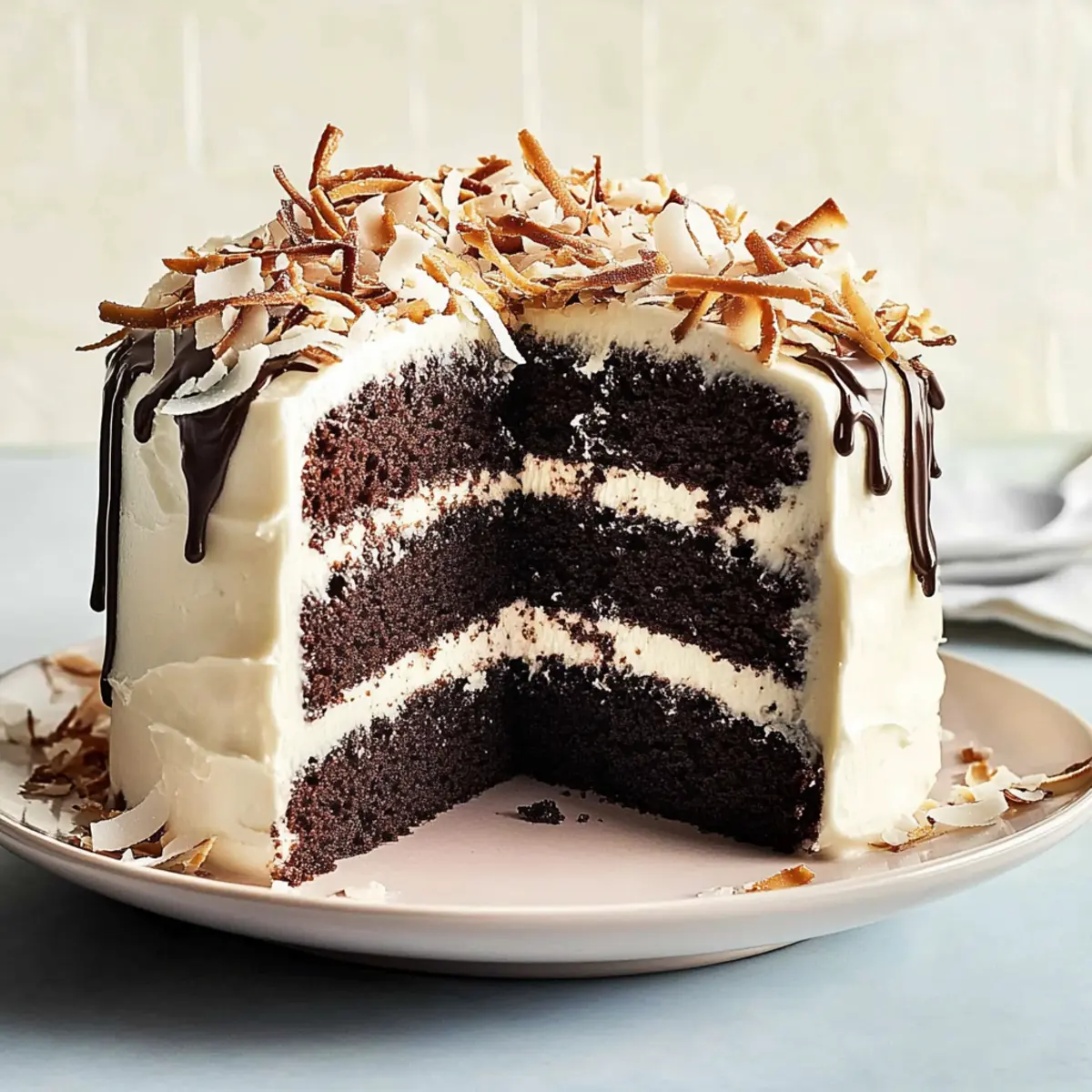 Chocolate Coconut Cake