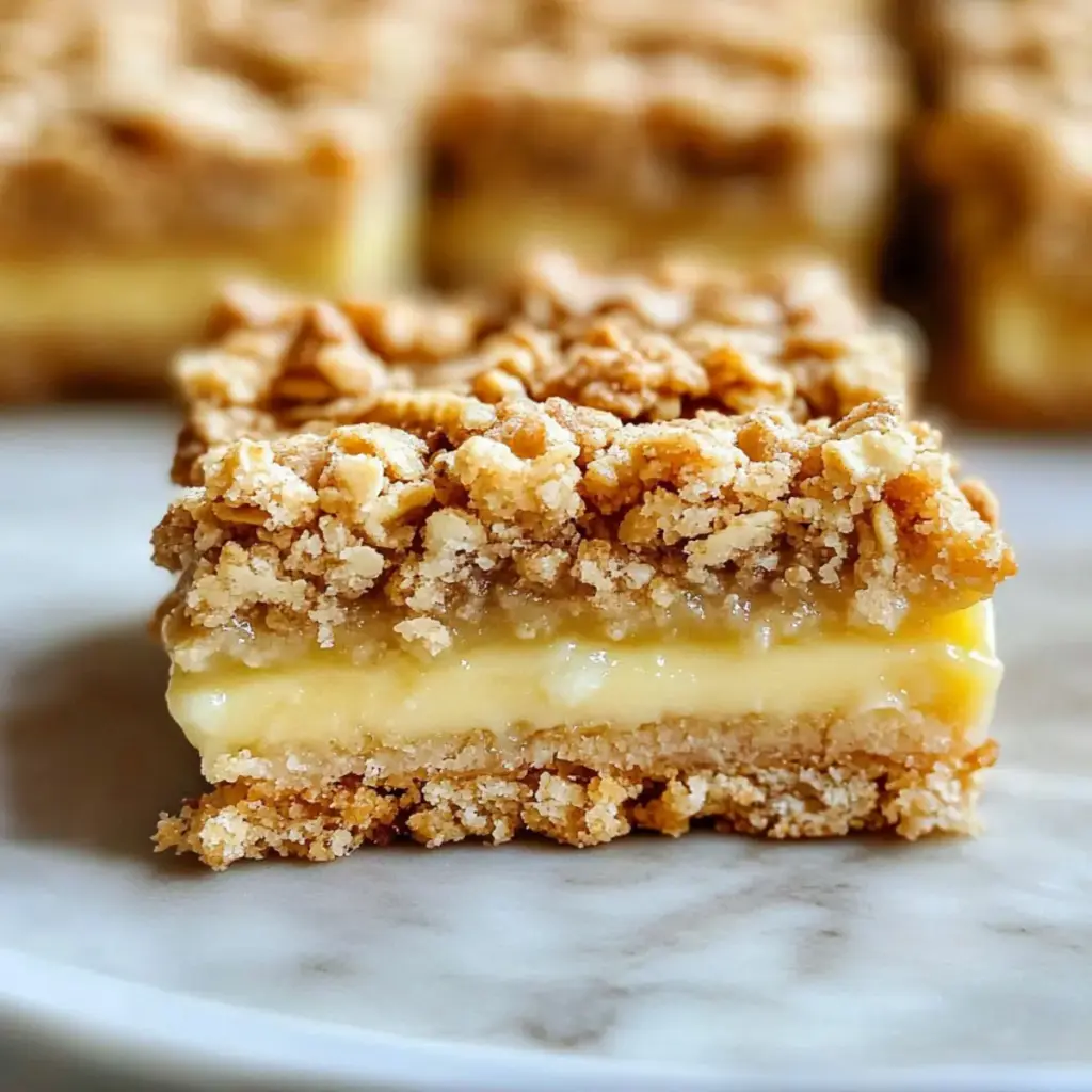 Lemon Oatmeal Crumble Bars