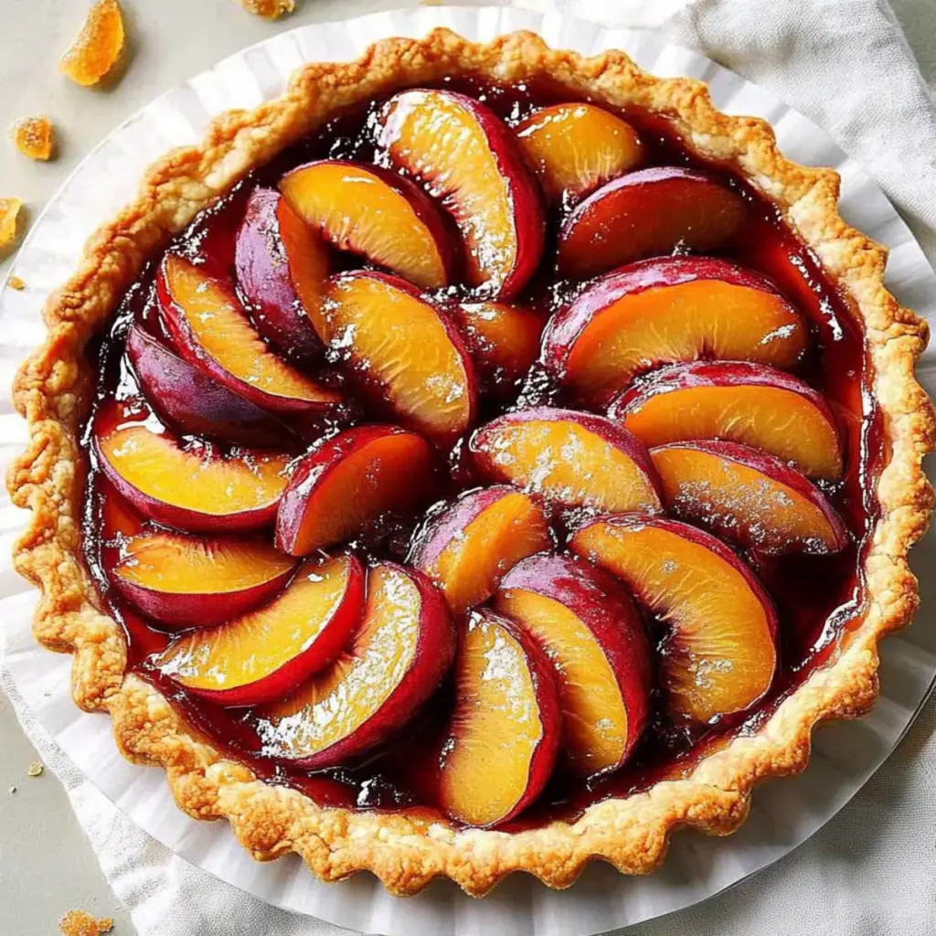 Ginger Plum Tart