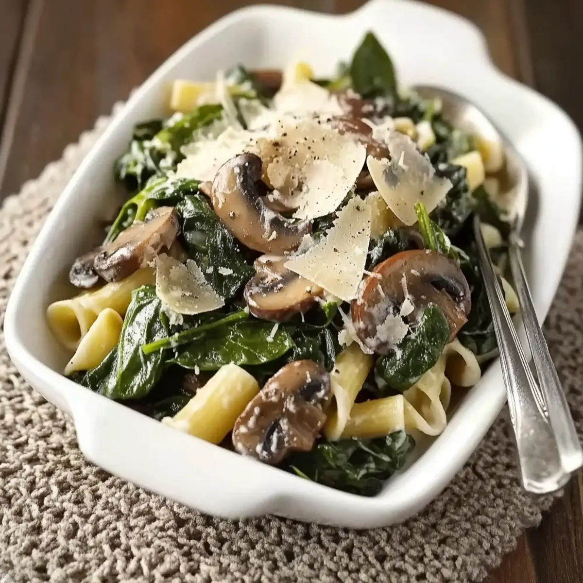 Spinach and Mushrooms