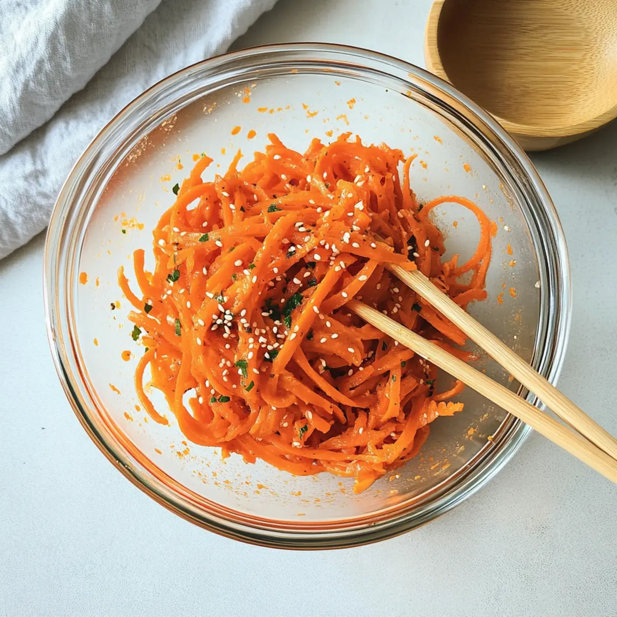 Viral Carrot Ribbon Salad