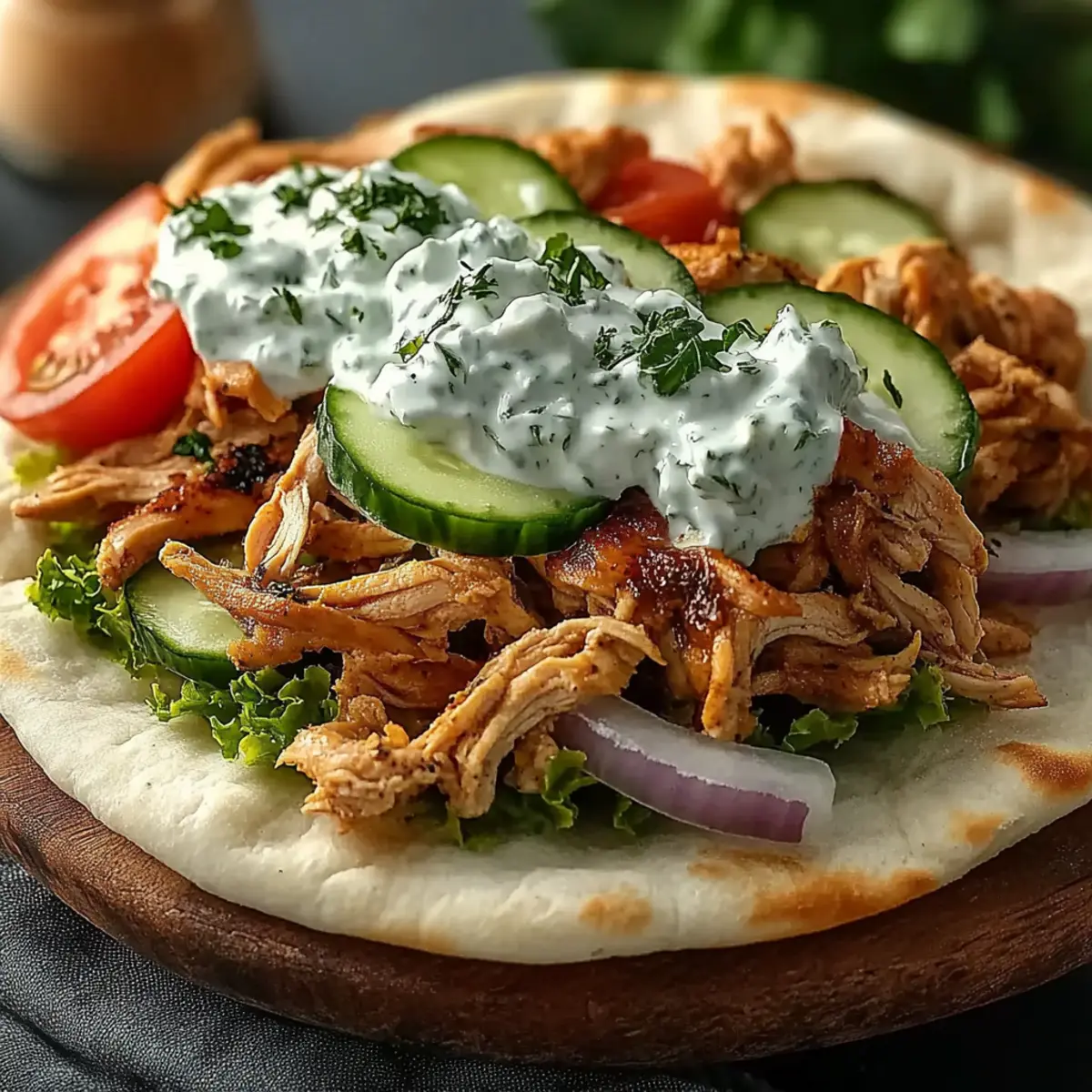 Slow Cooker Chicken Gyro