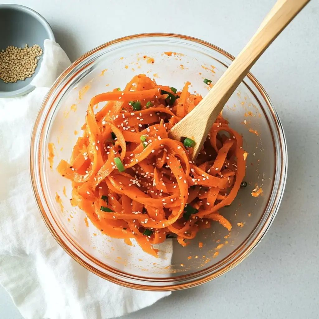 Viral Carrot Ribbon Salad
