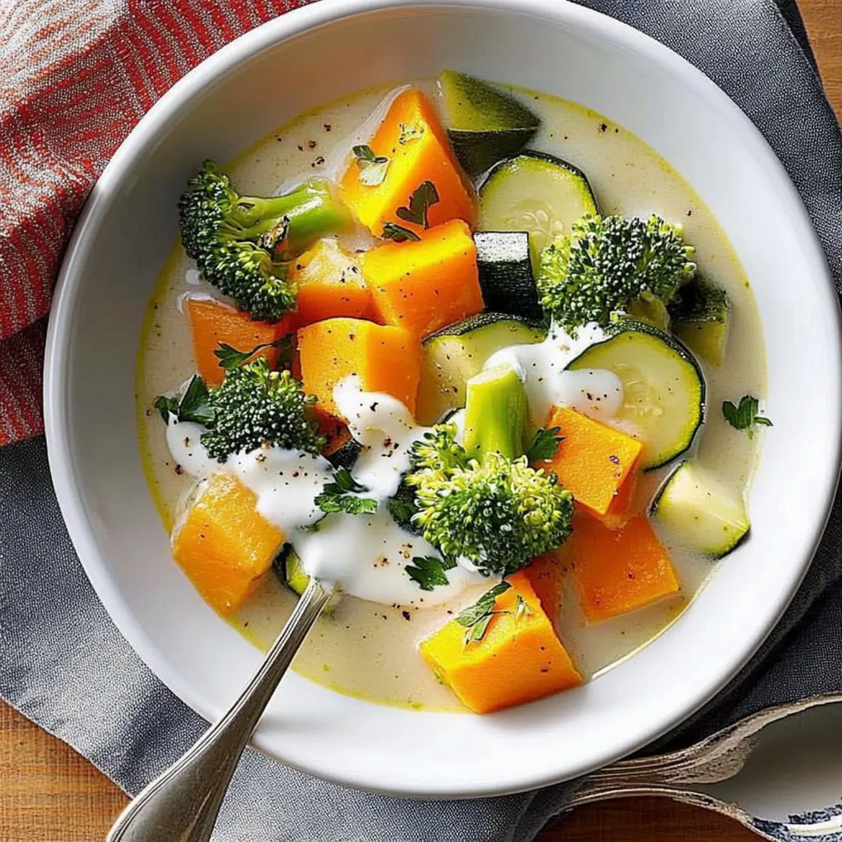 Sweet Potato and Veggie Soup