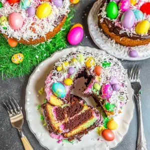 Easter Egg Treasure Cake
