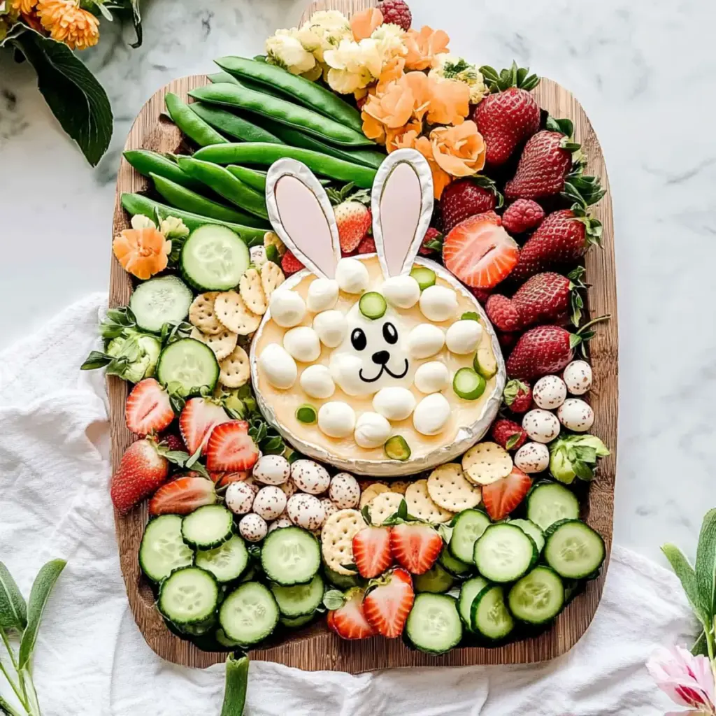 Easter Bunny Charcuterie Board