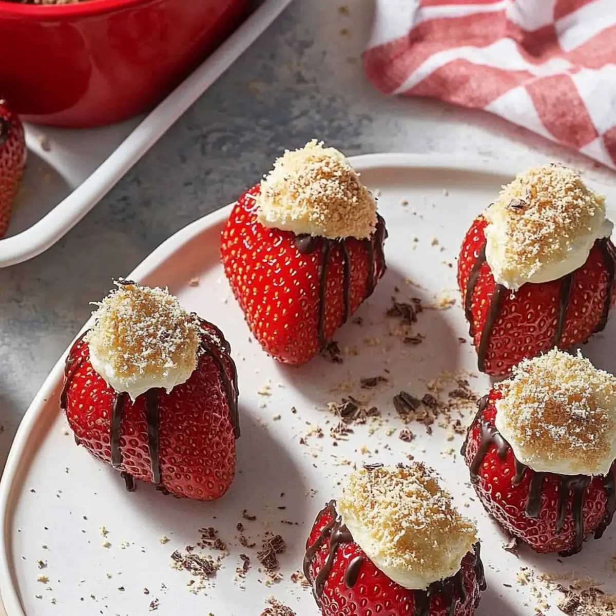 Cheesecake-Stuffed Strawberries