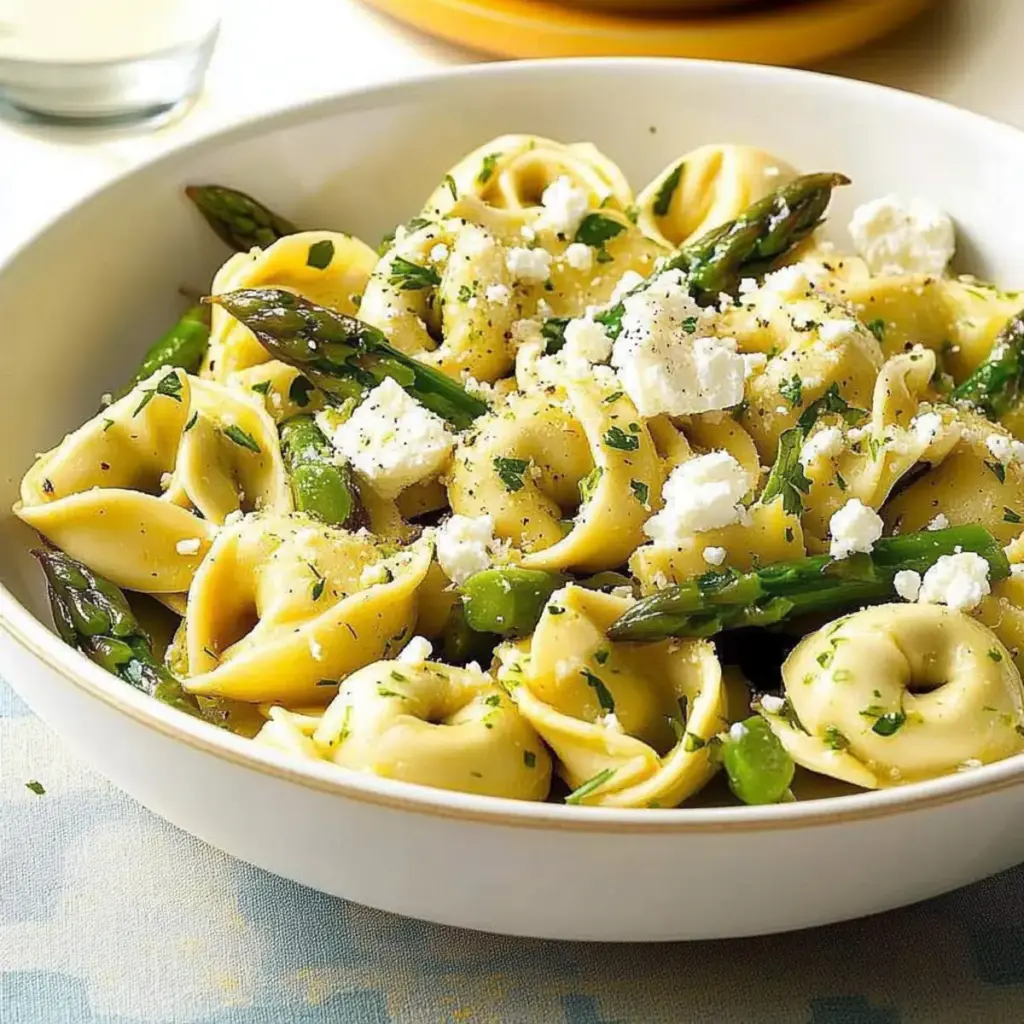 Tortellini with Asparagus & Lemon