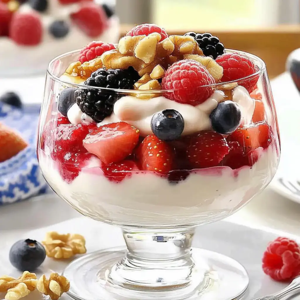 Mixed Berry Sundaes for 2