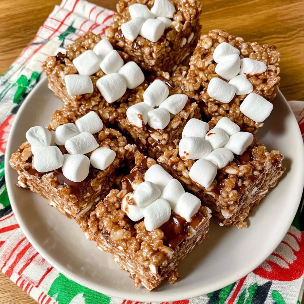 Hot Chocolate Rice Krispie Treats