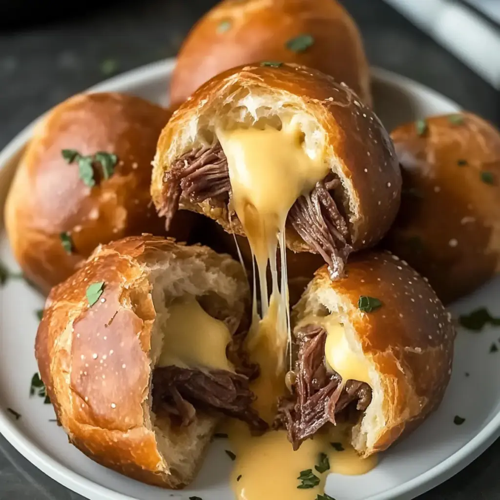 Smoked Brisket Beer Cheese Bombs