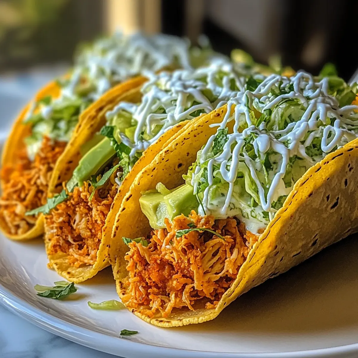 Dill Pickle Ranch Chicken Tacos