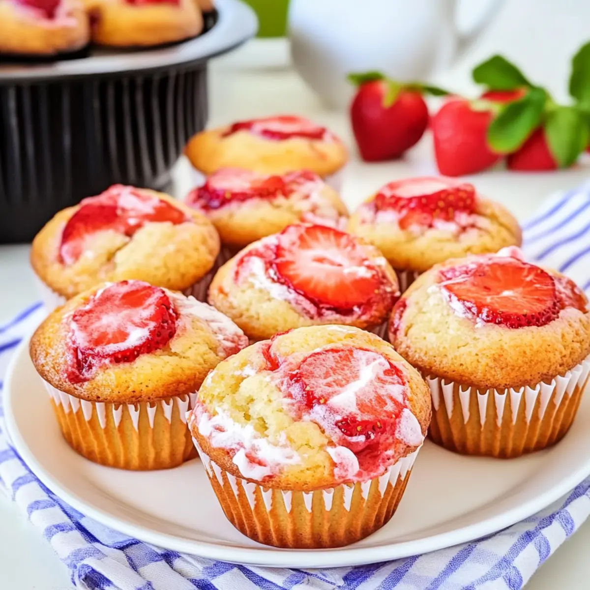Strawberry Cream Cheese Muffins