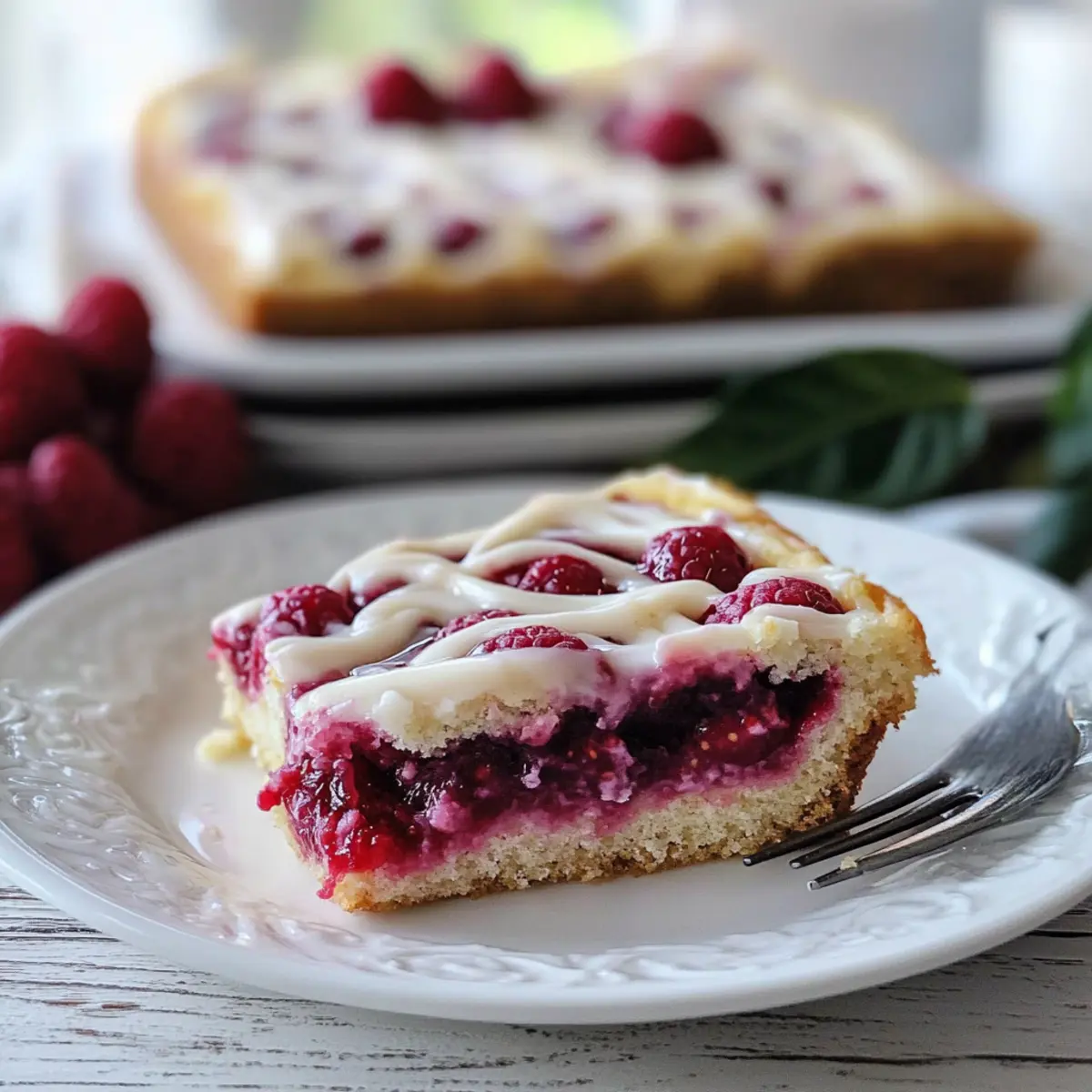 Raspberry Cream Cheese Squares